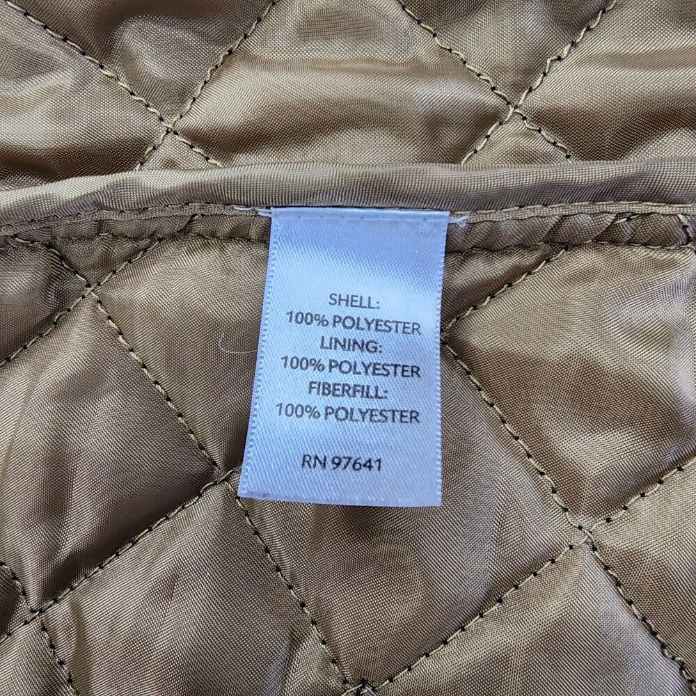 J Jill Vest Womens XS Black Heritage Quilted Button Down Lined Outdoor Hiking - Picture 15 of 16